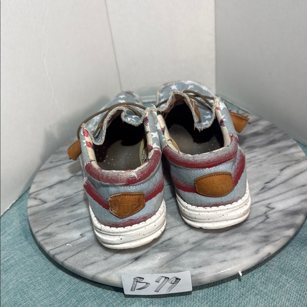 Hey Dude mens Starry Blue Moccasins - Picture 3 of 6